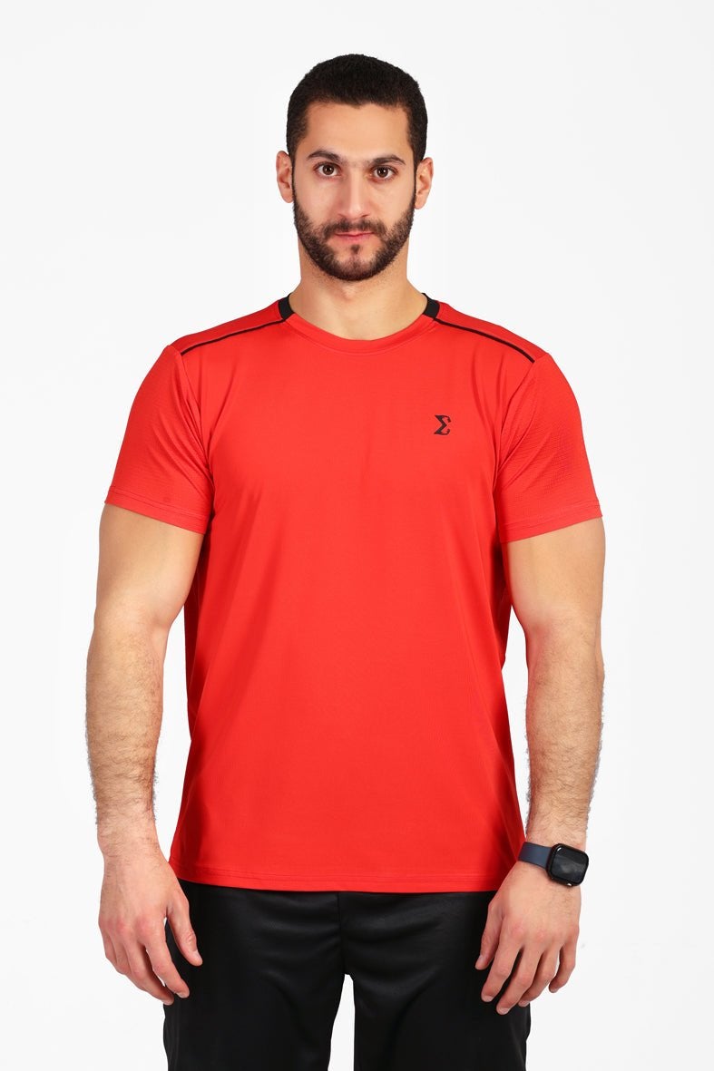 SIGMA FIT Racket Sports Tee Red - Image 1